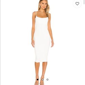 White Midi dress. Revolve. Like new